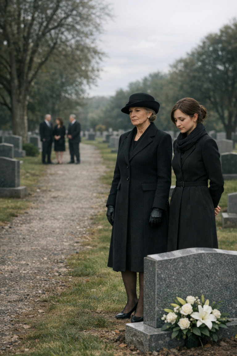 Dopo il funerale di mio marito, pensavano che fossi una vedova debole e mi dissero di andarmene in silenzio. Ma settimane dopo, mia suocera si presentò di nuovo, non per aiutare… ma perché avevano paura di una verità che avrei potuto rivelare.