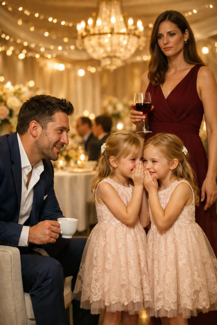 Whispered secrets at the wedding