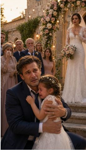 Lo sposo fermò il matrimonio davanti a 300 invitati quando vide la sedia vuota di sua figlia. Ciò che trovò in bagno gli spezzò il cuore per sempre.