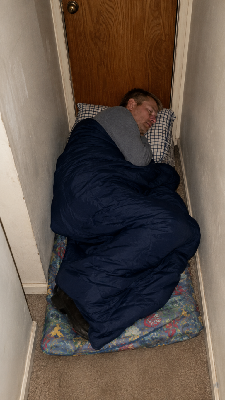 Mia cognata ha fatto dormire mia madre su un materassino nel corridoio durante una vacanza di famiglia