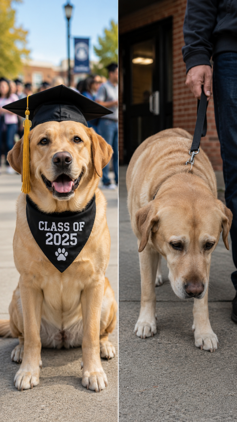 Il nuovo preside voleva che il vecchio cane randagio della scuola sparisse perché “rovinava l’immagine” – Non aveva idea di quanto se ne sarebbe pentito