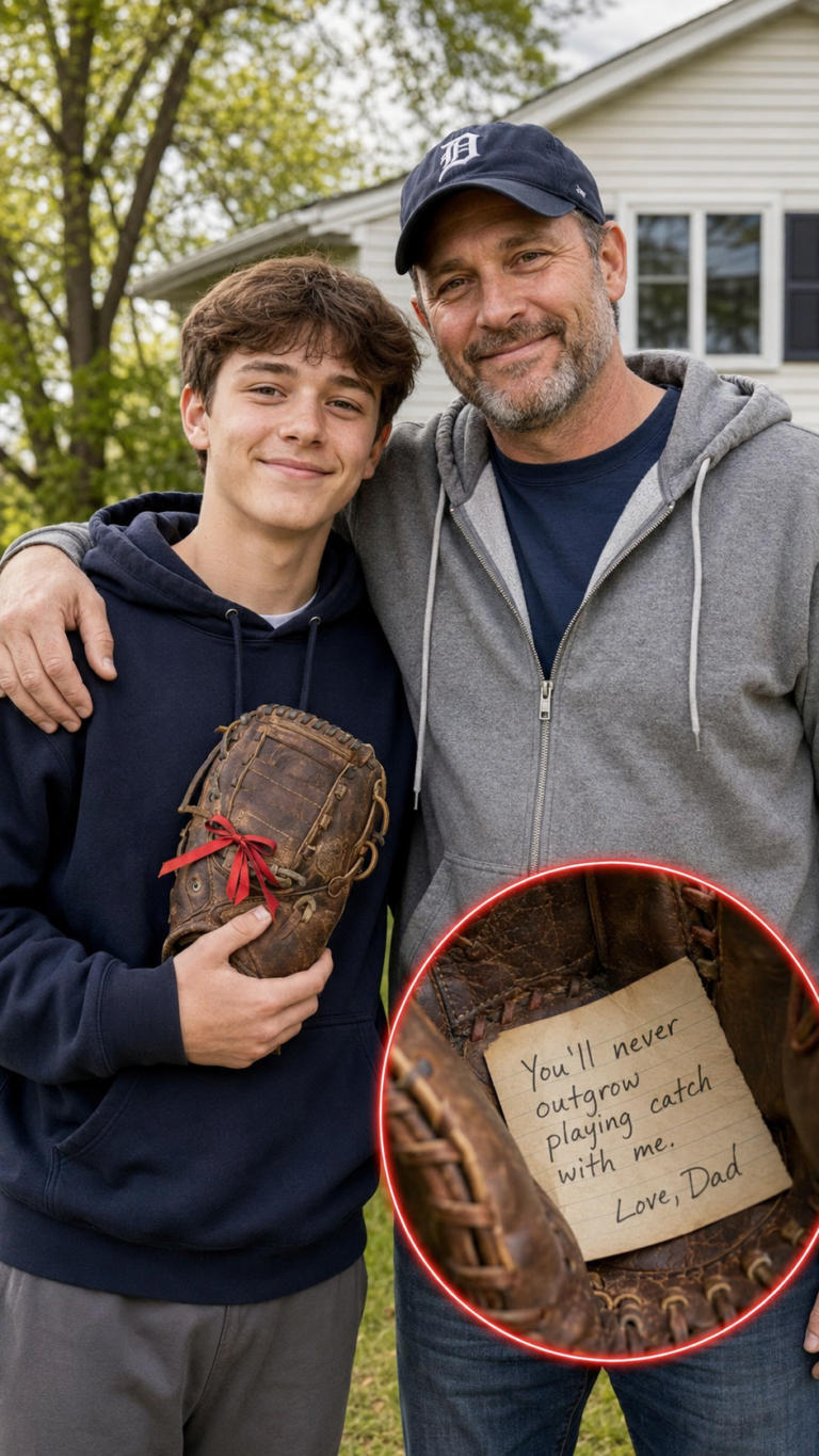 L’allenatore di baseball di mio figlio dodicenne gli ha regalato un guanto da 400 dollari per il compleanno – quando ho controllato la fodera, ho smesso di respirare