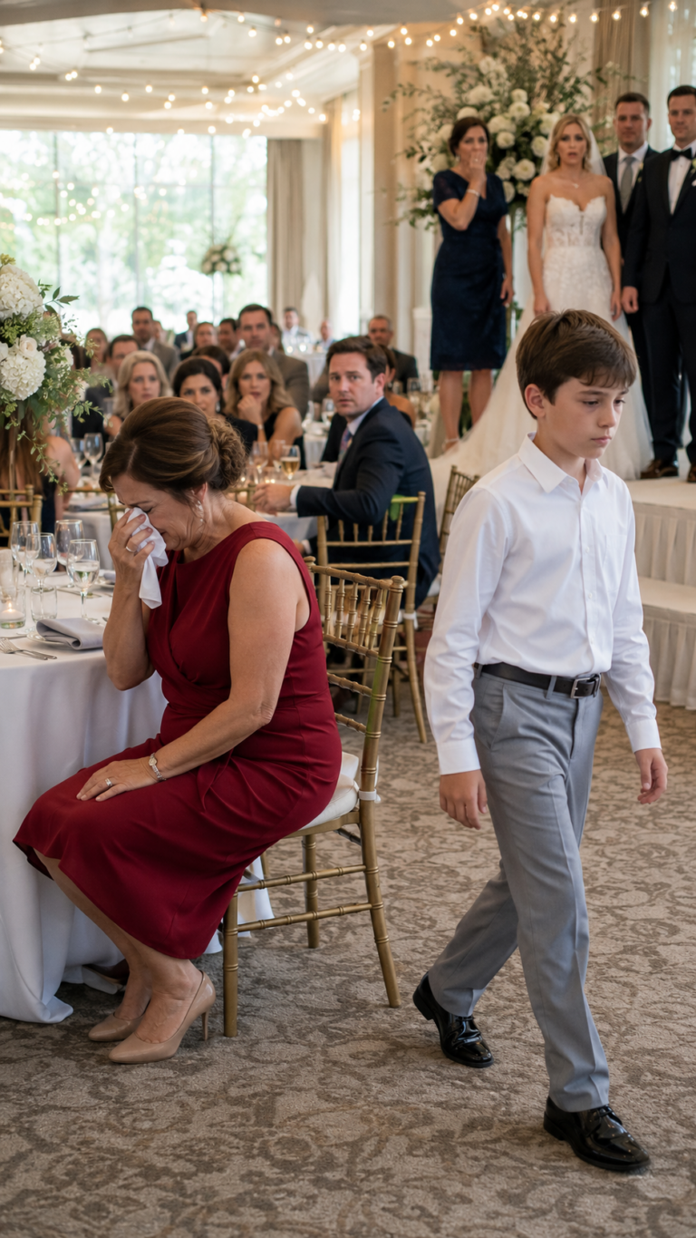 Rimasi pietrificata mentre l’intero ricevimento di nozze scoppiava a ridere. La sposa di mio fratello mi aveva appena chiamata una triste madre single e mia madre aggiunse che ero come un articolo in saldo con l’etichetta strappata.