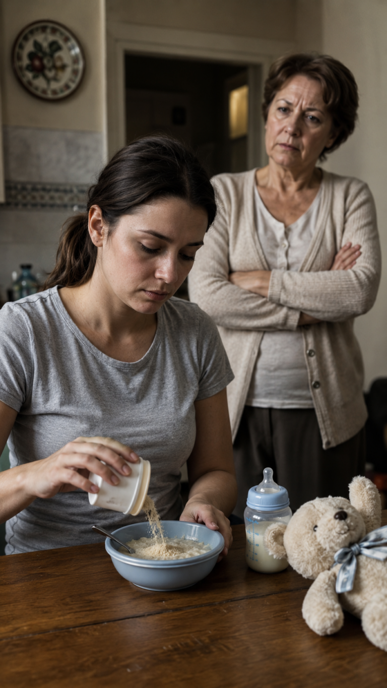 Mia nuora non ha mai lasciato che nessuno preparasse il cibo del bambino – Poi ho notato la stessa polvere in ogni pasto