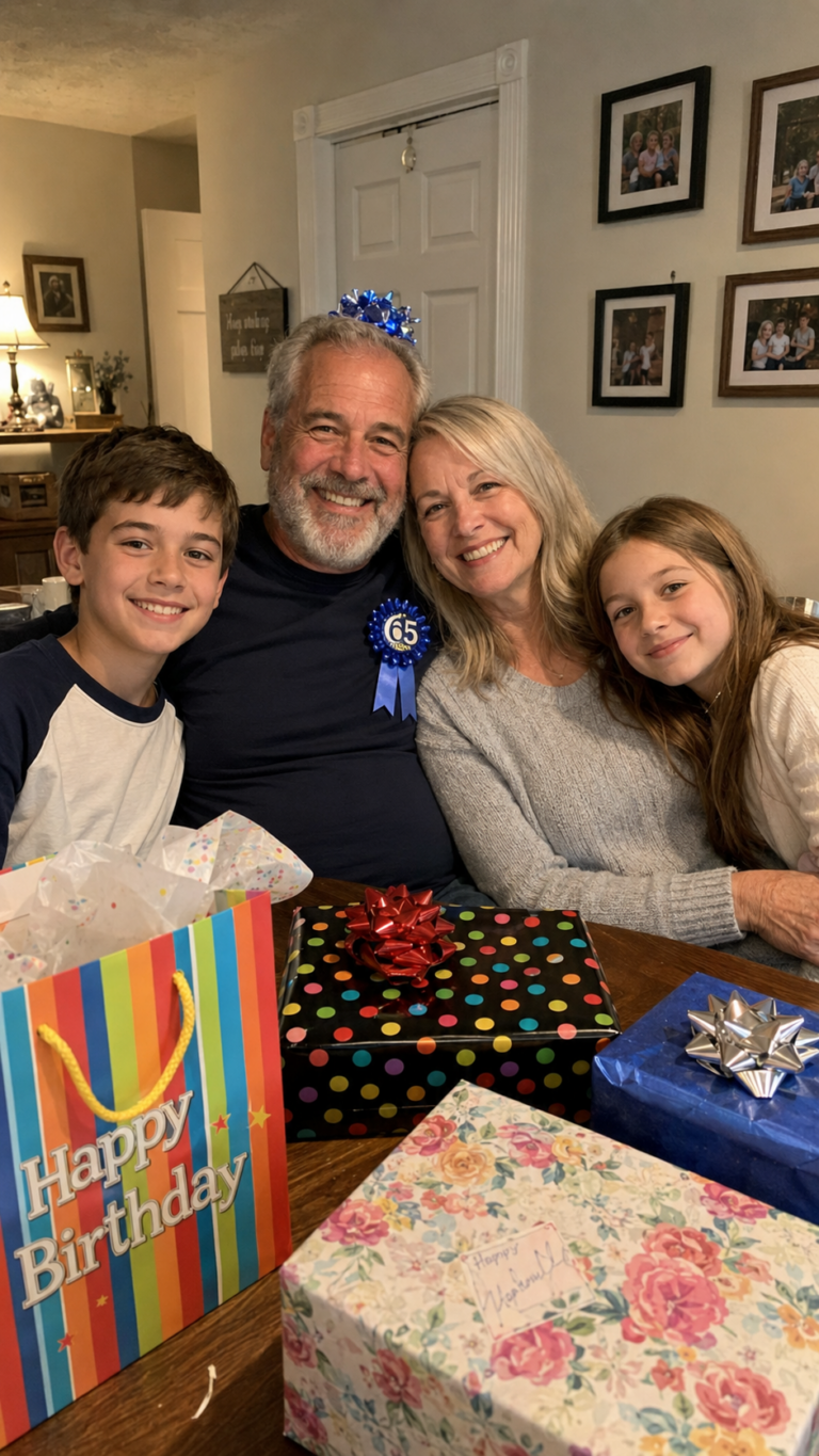 La fidanzata del liceo di mio marito gli ha mandato un regalo per il suo 65° compleanno – appena l’ha aperto, è crollato e ha sussurrato: ‘Devo andare’