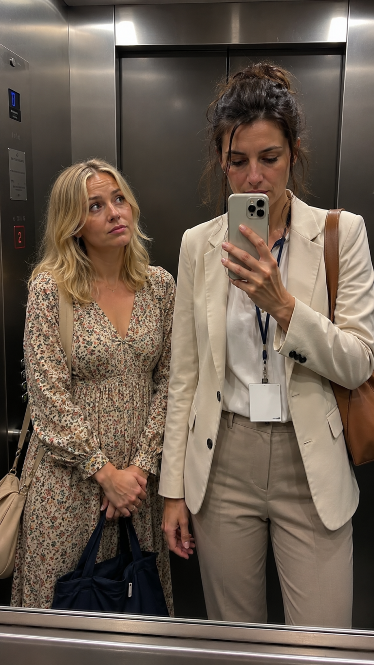 Sono rimasta bloccata nell’ascensore dell’ufficio di mio marito con una donna che non avevo mai incontrato – Quando ci hanno salvate, ero pronta a chiedere il divorzio