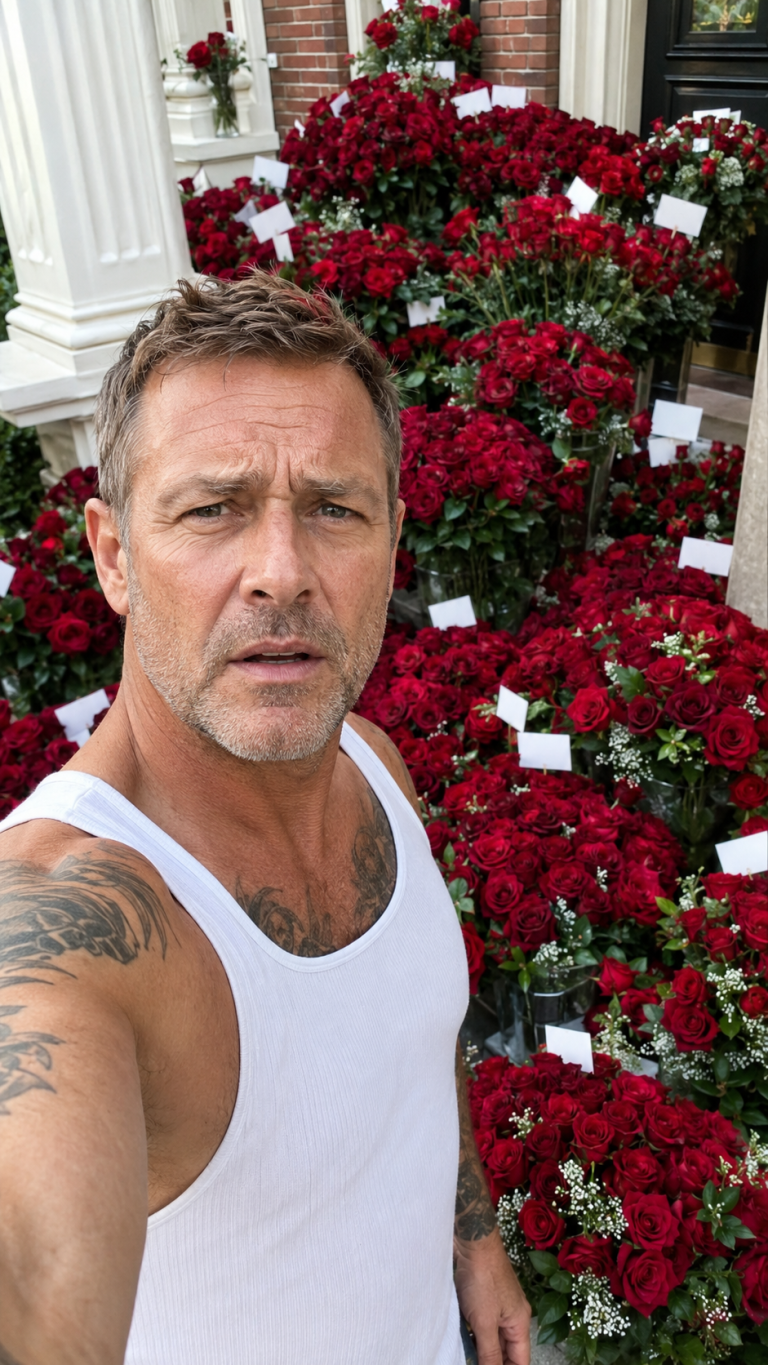 Sono tornato a casa da un viaggio di lavoro e ho trovato 100 rose recapitate a mia moglie – poi ho visto il biglietto in un mazzo