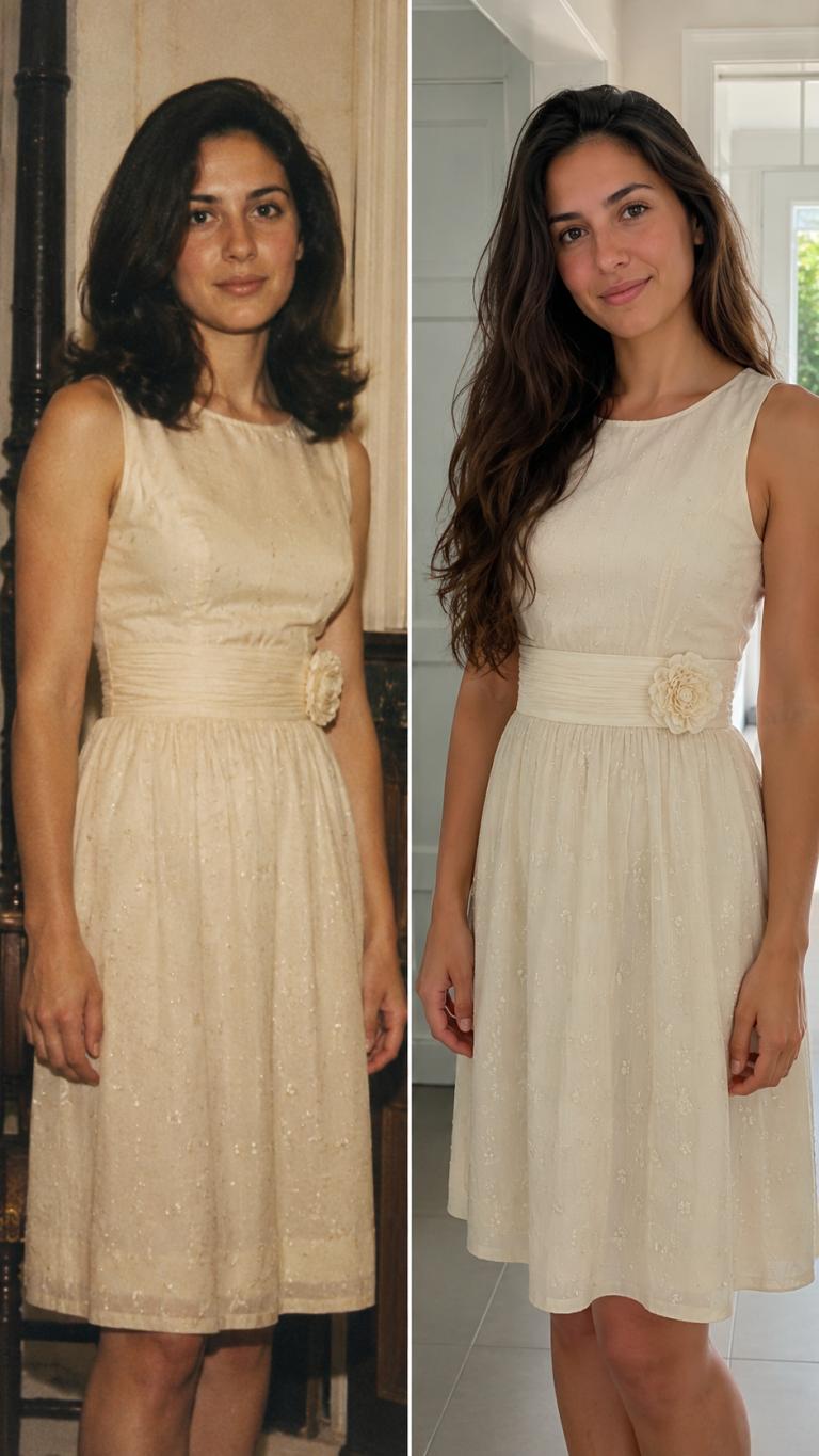 Uno strano anziano ha riconosciuto il vestito di mia nonna al mio ballo di fine anno – Avrei voluto non averlo mai portato da lei