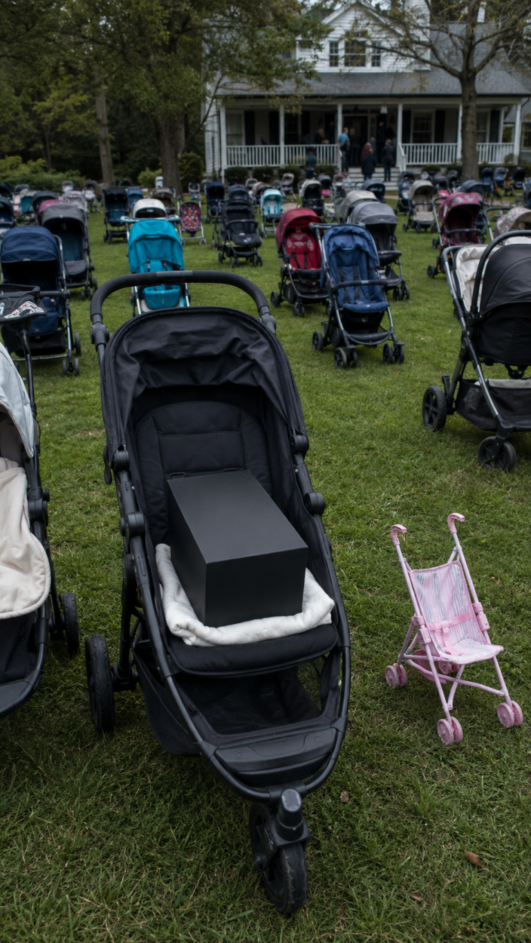 Dopo aver perso il mio neonato, ho donato tutto ciò che avevo comprato per lui a una madre che chiedeva l’elemosina con il suo bambino – La mattina dopo, il mio prato era coperto da dozzine di passeggini, ognuno con una scatola sigillata.