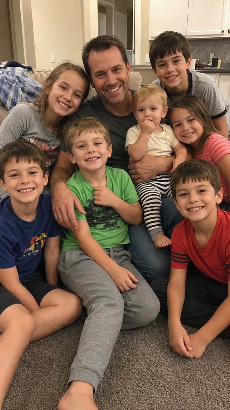 Tutto il quartiere ci aveva avvertiti del padre che cresceva 7 figli da solo, ma la verità sul suo passato ci lasciò senza fiato