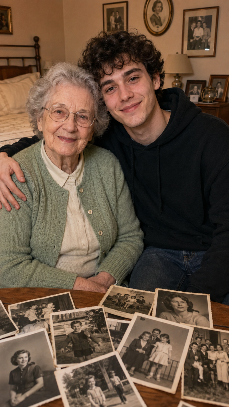 Nessuno mi ha mai visitato nella casa di riposo – Così ho assunto un attore per fingere di essere mio nipote, ma è scoppiato in lacrime quando ha visto il mio vecchio album di foto