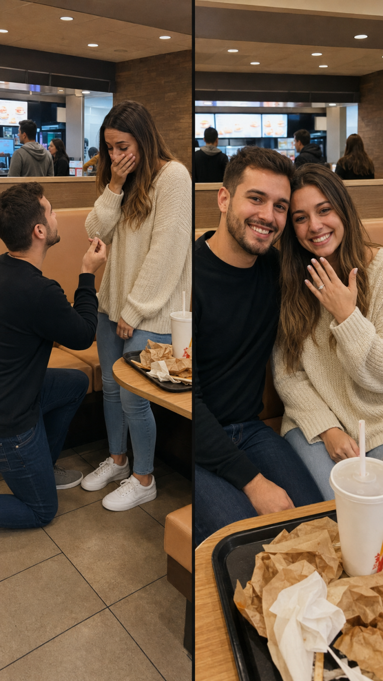 I miei genitori hanno preso in giro il mio fidanzato per avermi fatto la proposta in un fast food con un semplice anello d’argento – Durante la cena in famiglia, lui ha consegnato silenziosamente a mia madre e mio padre due scatole regalo identiche.