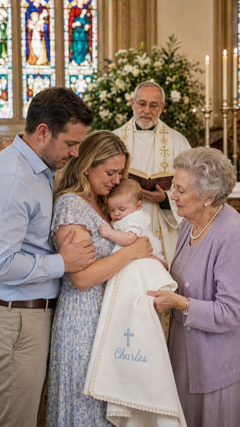 Al battesimo di mio figlio, mia madre dichiarò che io e mio marito avevamo finalmente accettato il suo nome per il bambino, poi distribuì regali personalizzati a tutta la famiglia—Non si sarebbe mai aspettata che interrompessi la cerimonia