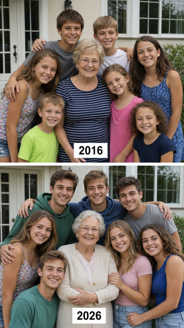 Ho preso la tutela dei miei 7 nipoti e li ho cresciuti da sola – 10 anni dopo, la mia nipote più piccola mi ha consegnato una scatola che ha rivelato cosa è davvero successo ai suoi genitori