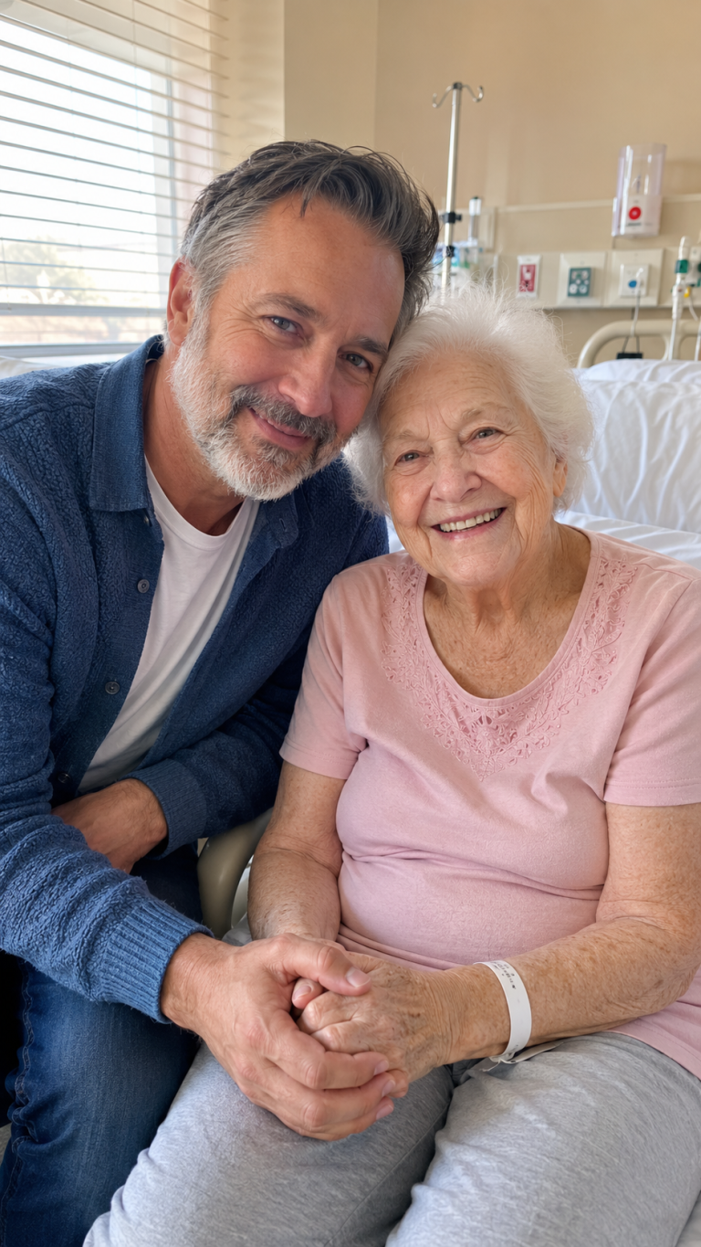 Mio marito ha visitato da solo sua madre in ospedale perché ‘aveva bisogno di pace’ – Un mese dopo, sono finalmente andata anch’io e un’infermiera mi ha consegnato un biglietto che mi ha fatto cedere le ginocchia.