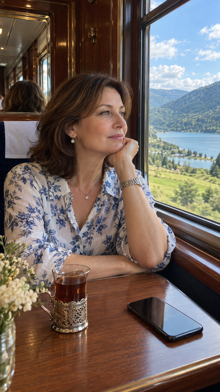 Sul treno notturno, Tamara sentì il suo nome attraverso la parete — e decise di fingere di dormire