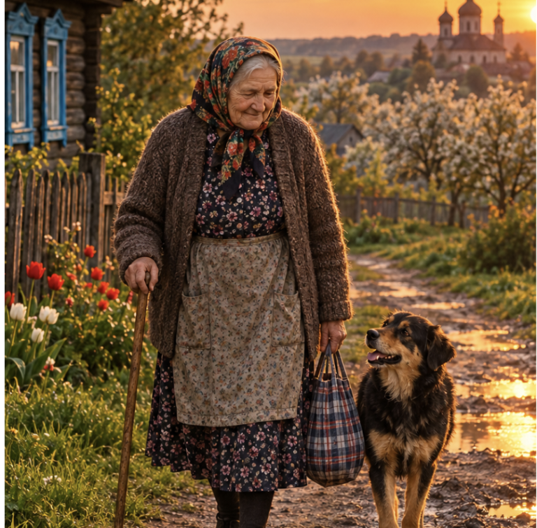 L’avviso di un vecchio cane è rimasto appeso per 7 giorni finché una gentile nonna lo ha visto