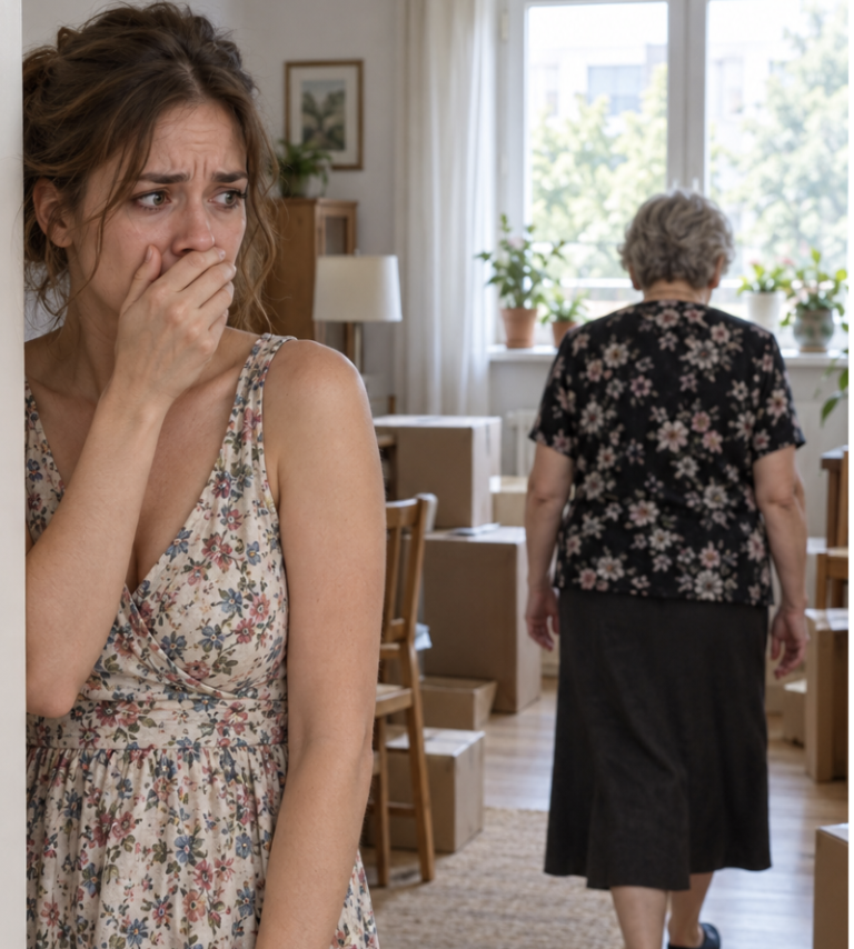 La nostra vicina Lucy ha visto mia suocera spostare mobili fuori dal nostro appartamento mentre eravamo alla dacia